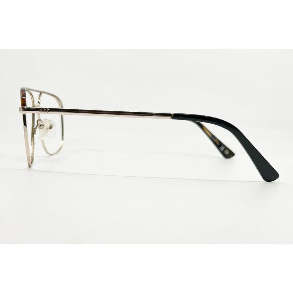 Bulova Apache Junction Eyeglasses Mens Gold Aviator Frames 55-17-140